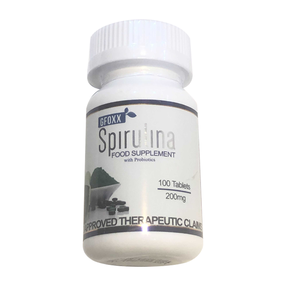 Monstermarketing Gfoxx Spirulina+Probiotics Food Supplements 1 Bottle w ...