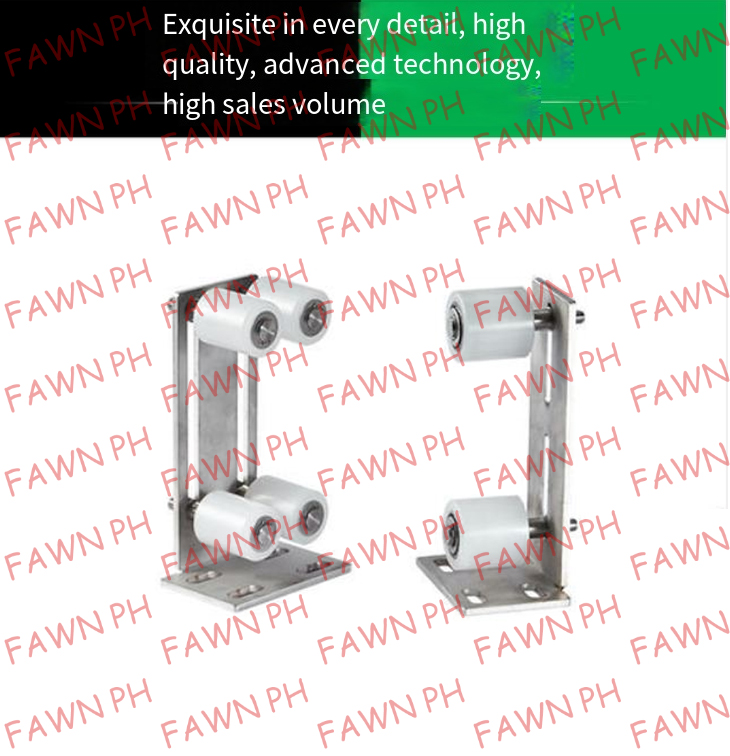 stainless Sliding Gate Top Guide Roller set with L bracket | Shopee ...