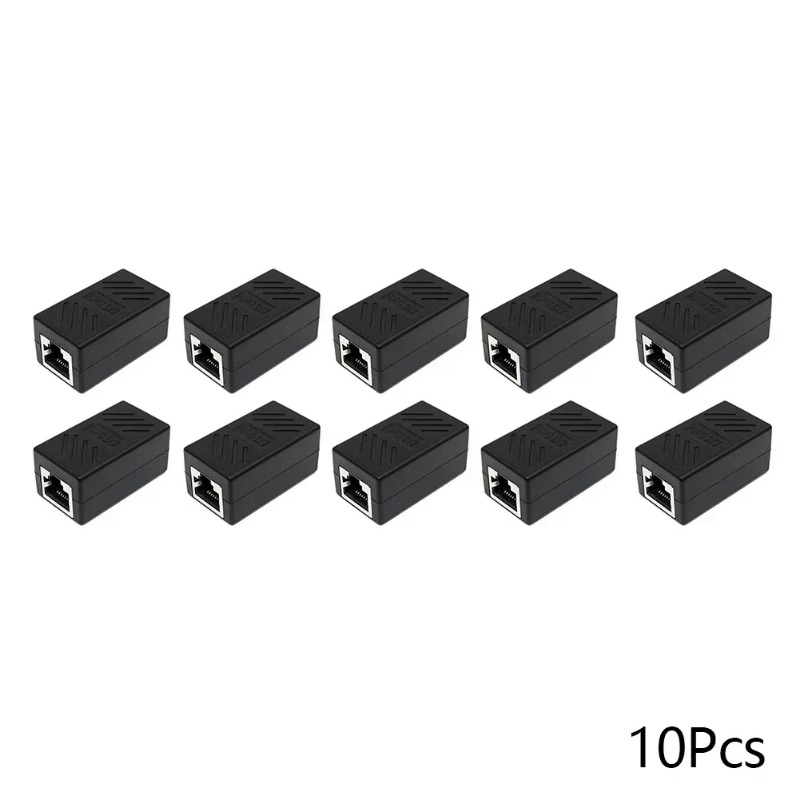 5/10/20Pcs 100M CAT5 RJ45 Coupler Ethernet Cable Coupler LAN Connector ...