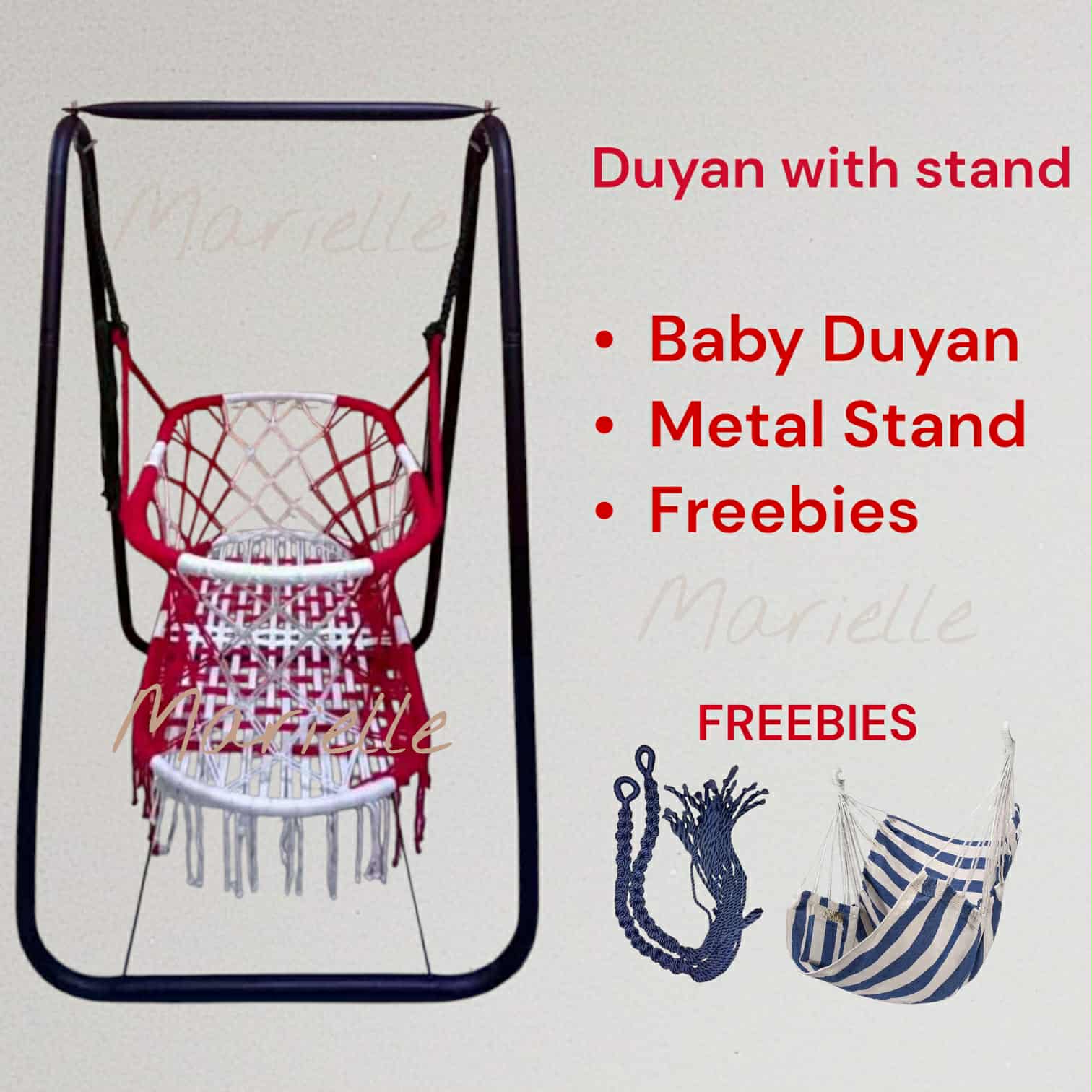 Duyan for baby with METAL STAND and FREEBIES | Shopee Philippines