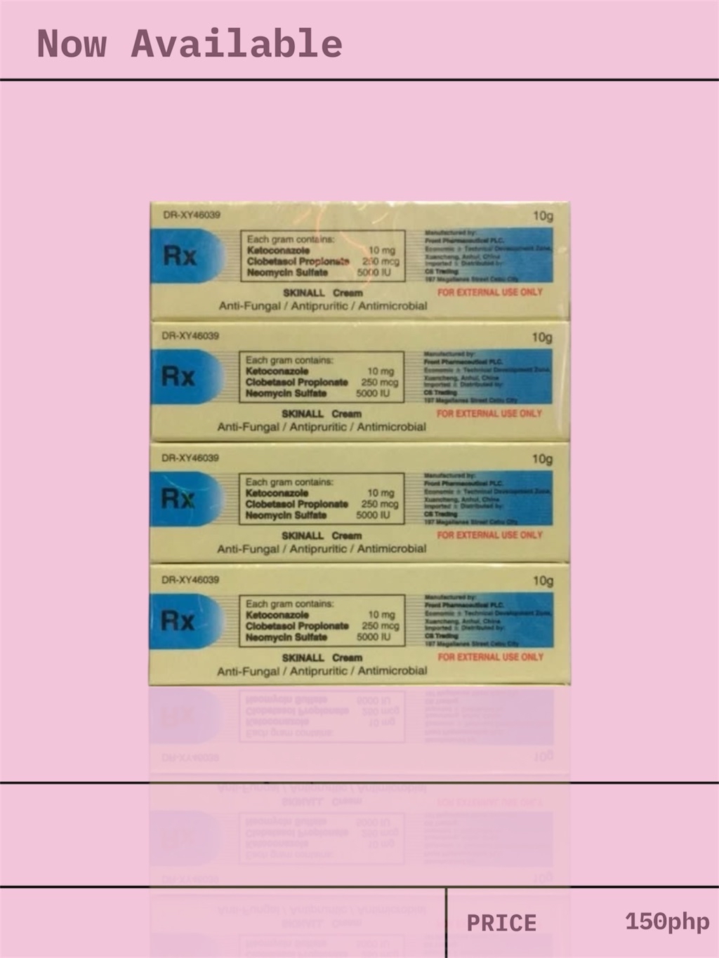 skinall crean Anti Fungal Antipruritic Antimicrobal | Shopee Philippines