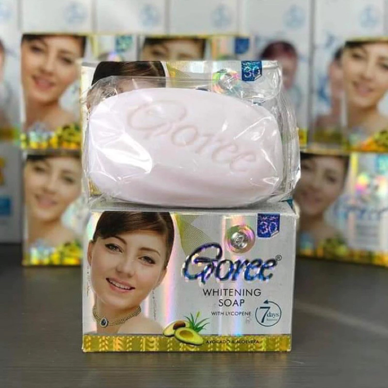 【SET OF 6】New products Goree Whitening Soap with Lycopene spf30 for ...