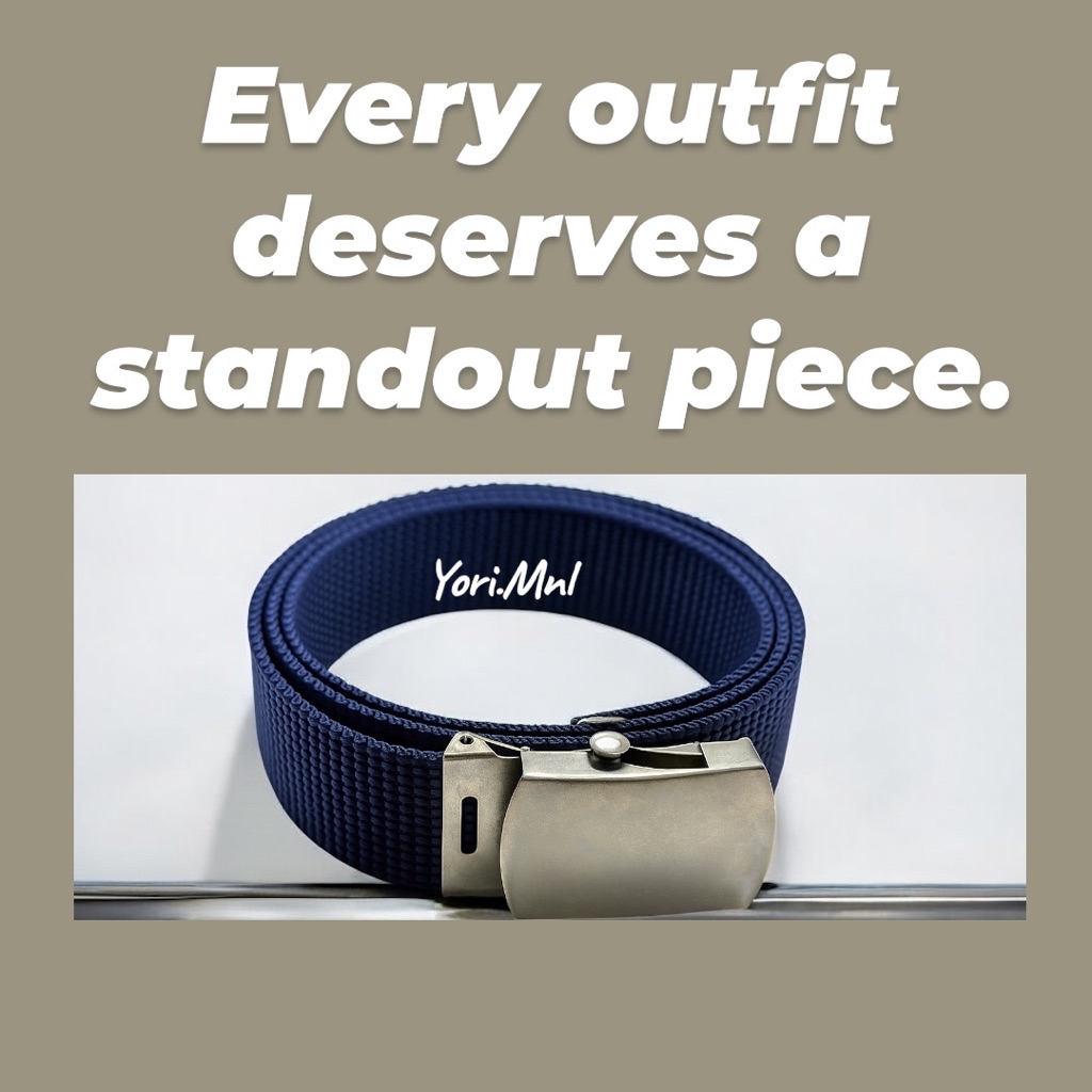 Navy Blue Tactical Garrison Belt | Strong Nylon for ROTC, Scouts ...