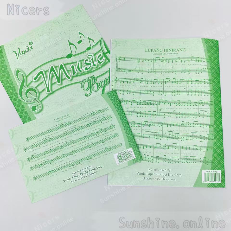 Vanda Music Book Ordinary Big and Small size 5pcs/set | Shopee Philippines