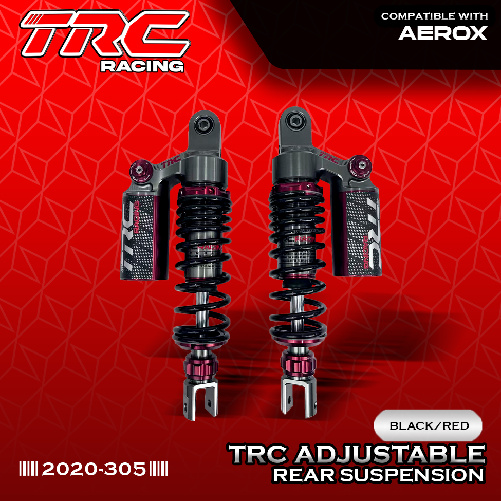 TRC Racing RACETECH-SERIES FULLY ADJUSTABLE 305MM REAR SHOCK SUSPENSION ...