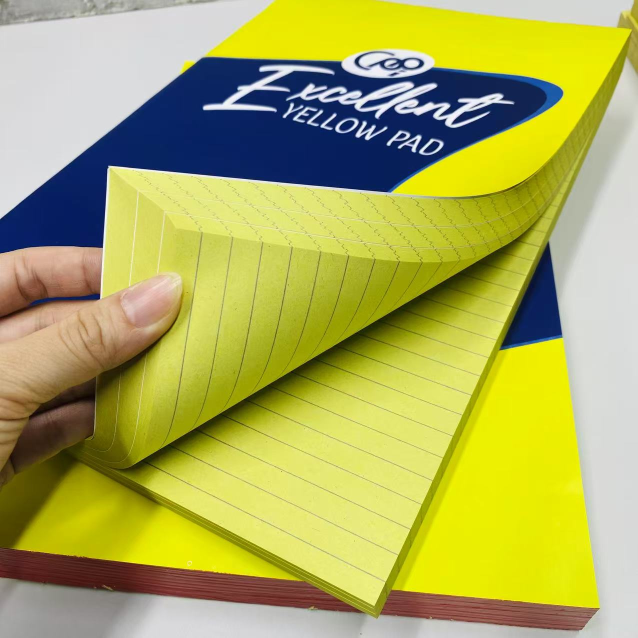 Excellent Yellow Pad paper Yellow ruled pad 10books x 80Lvs | Shopee ...