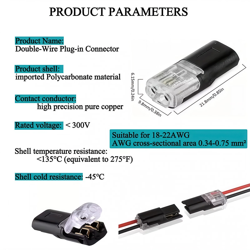 2 Pin Way Plug Car Wire Electrical Cable Crimp Terminals - Waterproof ...