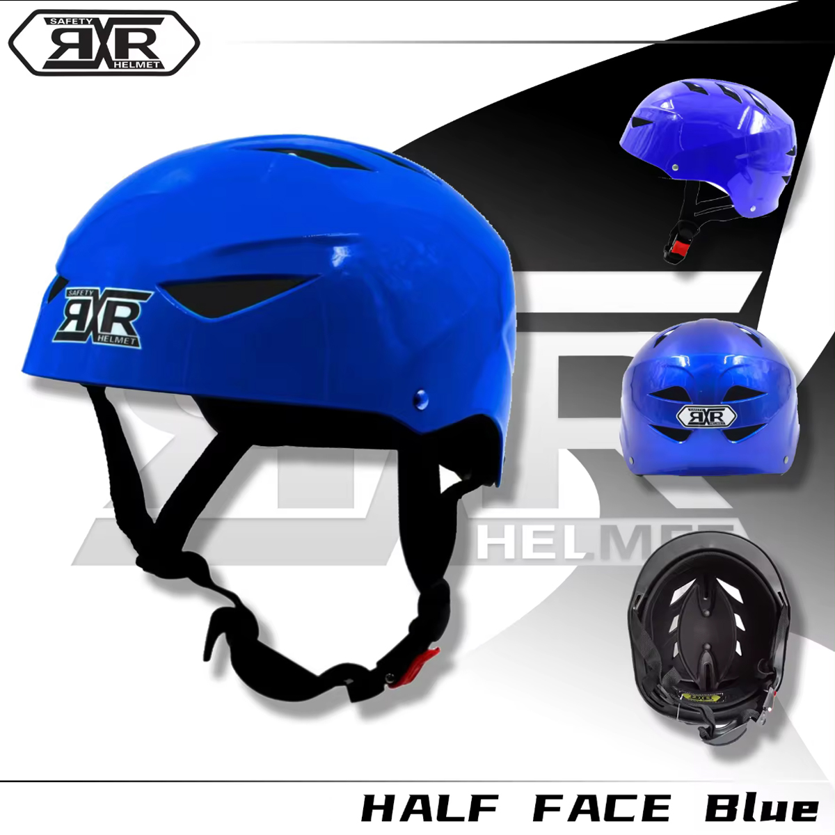 Lightweight Helmet RXR Nutshell Helmet Openface Motorcycle Helmet ...