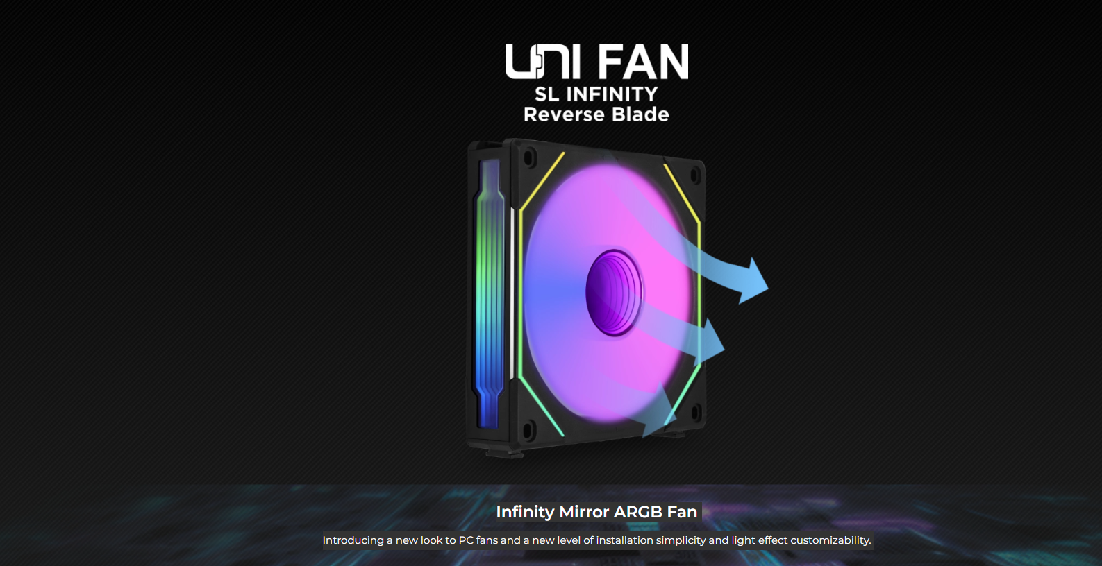 LIAN LI UNI FAN SL-INFINITY WIRELESS REVERSE BLADE 120mm | Shopee ...