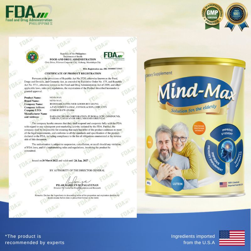 Mind Max Milk 400g - Boosts Cognitive Function Memory and Eye Health ...