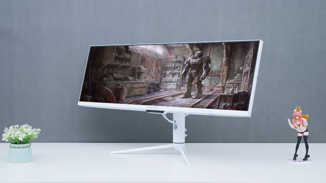 TITAN P43UGD 49 inch monitor 4K 120Hz gaming monitor with 32:9 ultra ...