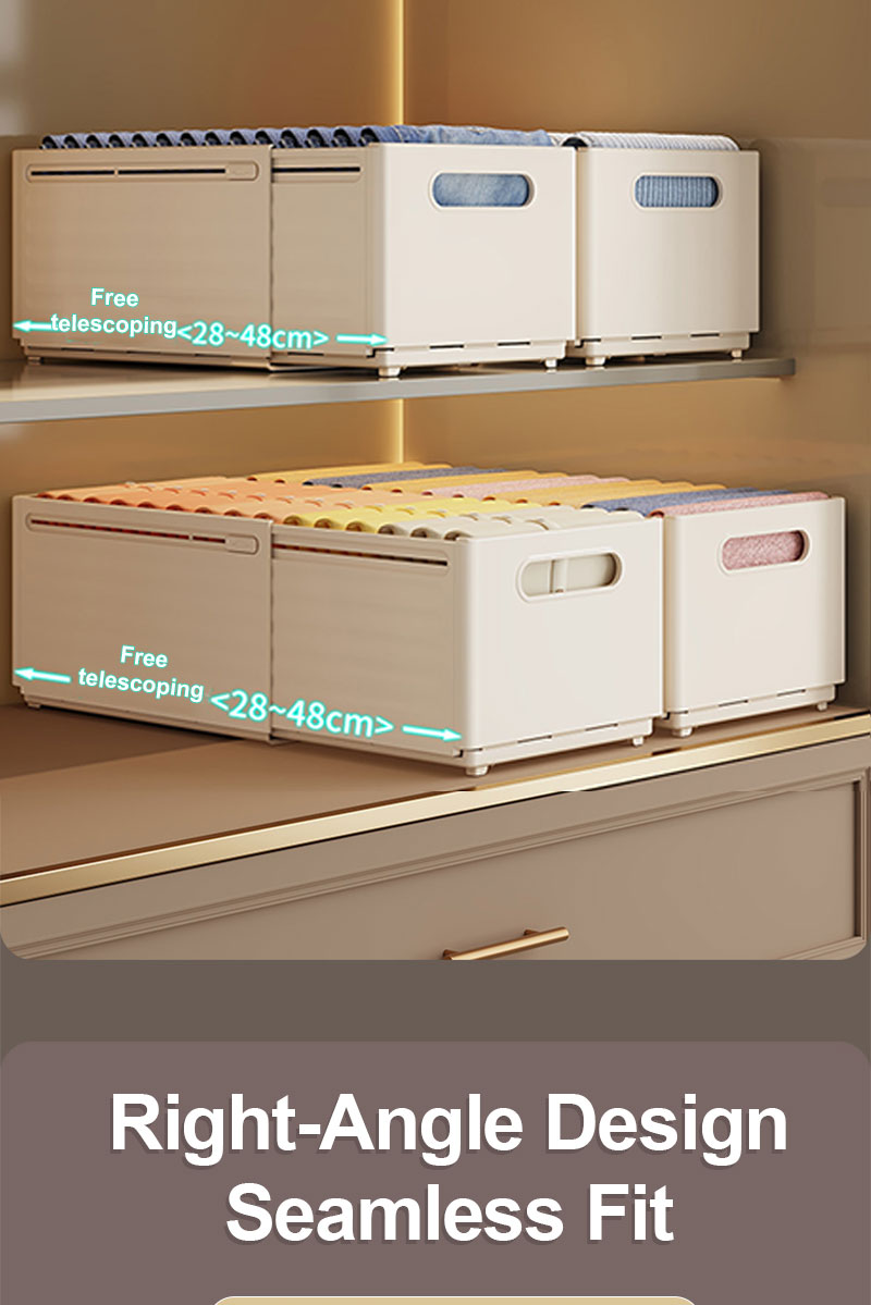 Retractable Drawer Organizer Stackable Clothing Cabinet Organizers ...