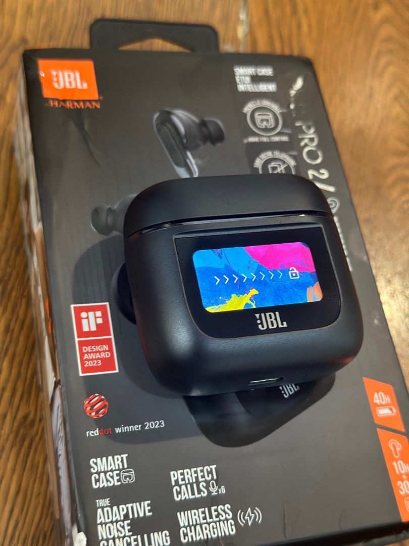 JBL TOUR PRO 2 LCD Touch Screen/ Wireless Earbuds/Adaptive Noise ...
