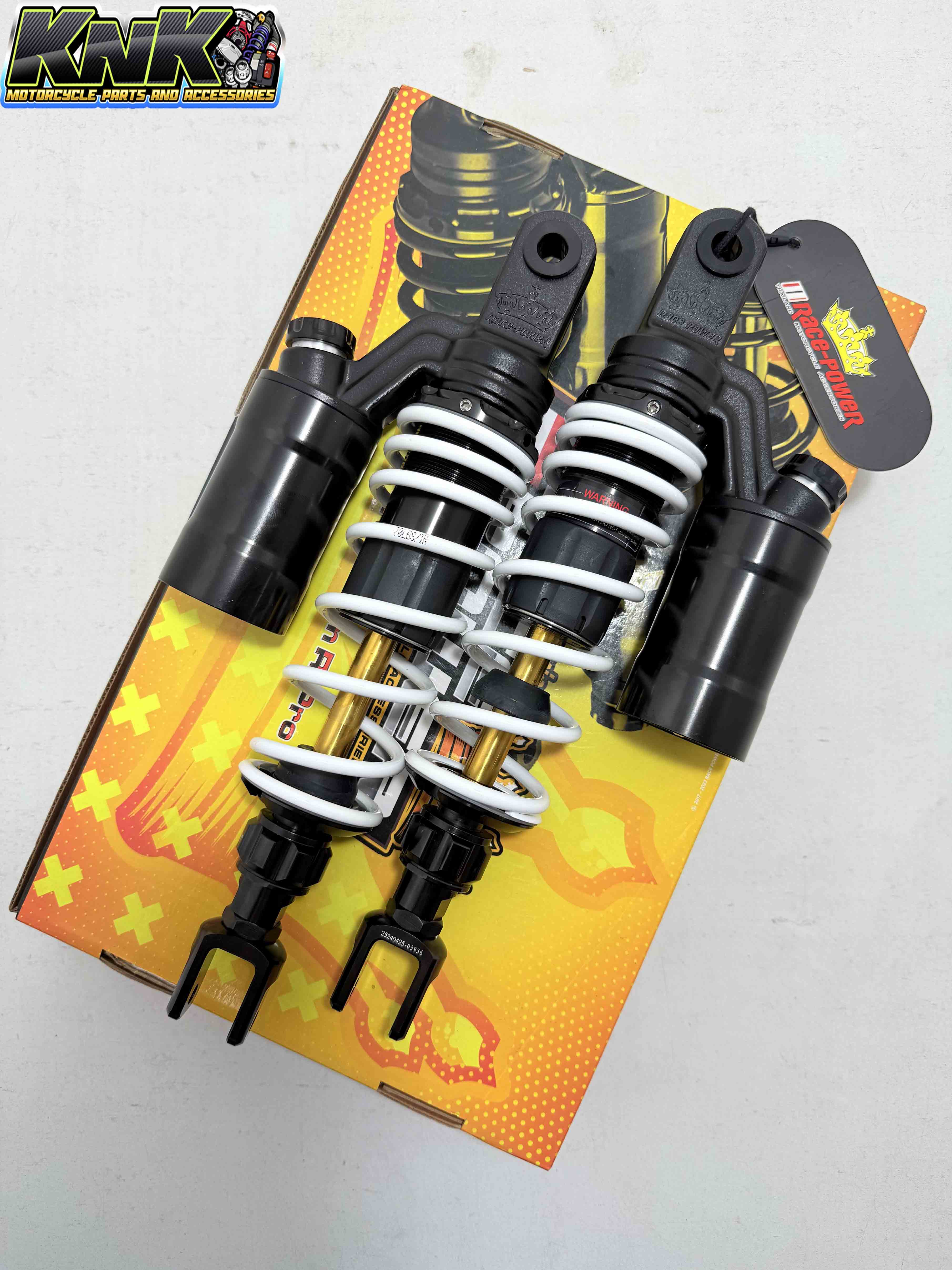 RACE POWER REAR SHOCK W/ TANK 305MM-335MM PREMIUM R-PLUS FOR YAMAHA ...