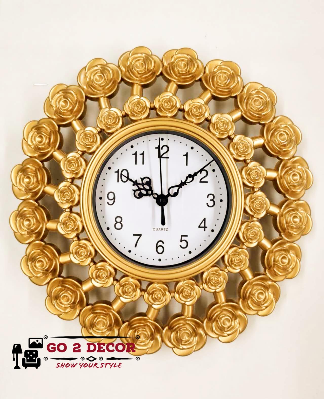10-Inch Silent Retro Quartz Clock Decorative Wall Clock ,Bedroom Clock ...