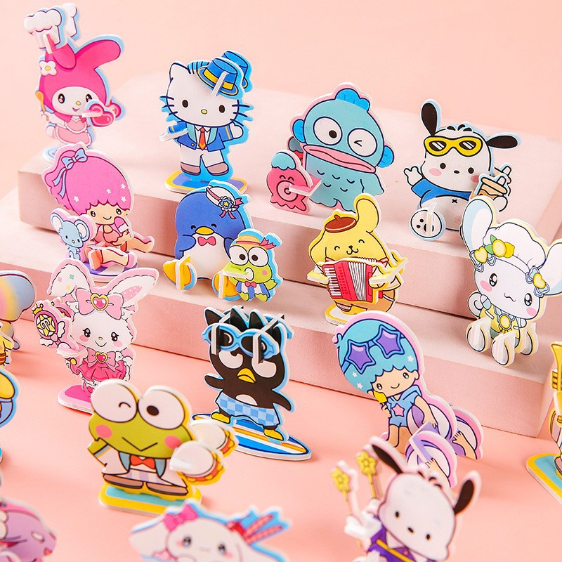 30Pcs Kids 3D Paper Puzzles DIY Handmade Educational Toys Cartoon ...
