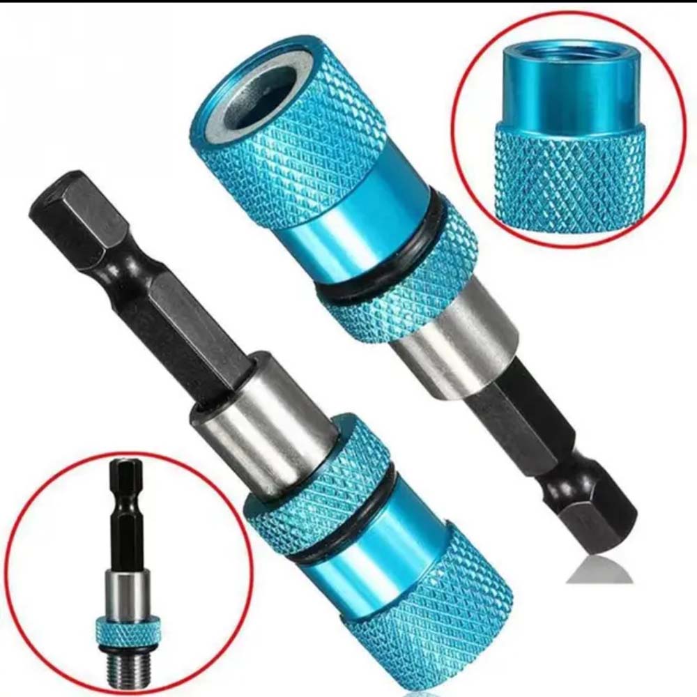 1/4" HEX SHANK MAGNETIC BIT HOLDER ADJUSTABLE DEPTH BIT QUICK CONNECTOR ...