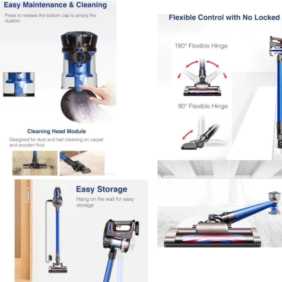 ENOLUX AiRider S200/S300 Cordless Vacuum | Constant Strong Suction ...