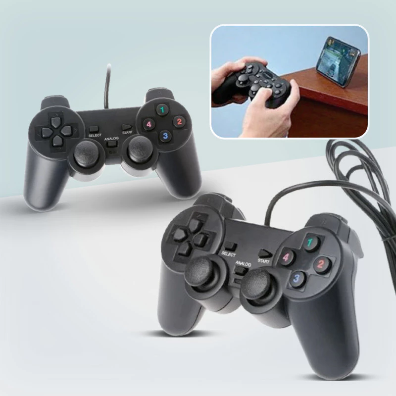 Universal USB Wired Game Controller double shockJoystick Usb Controller ...