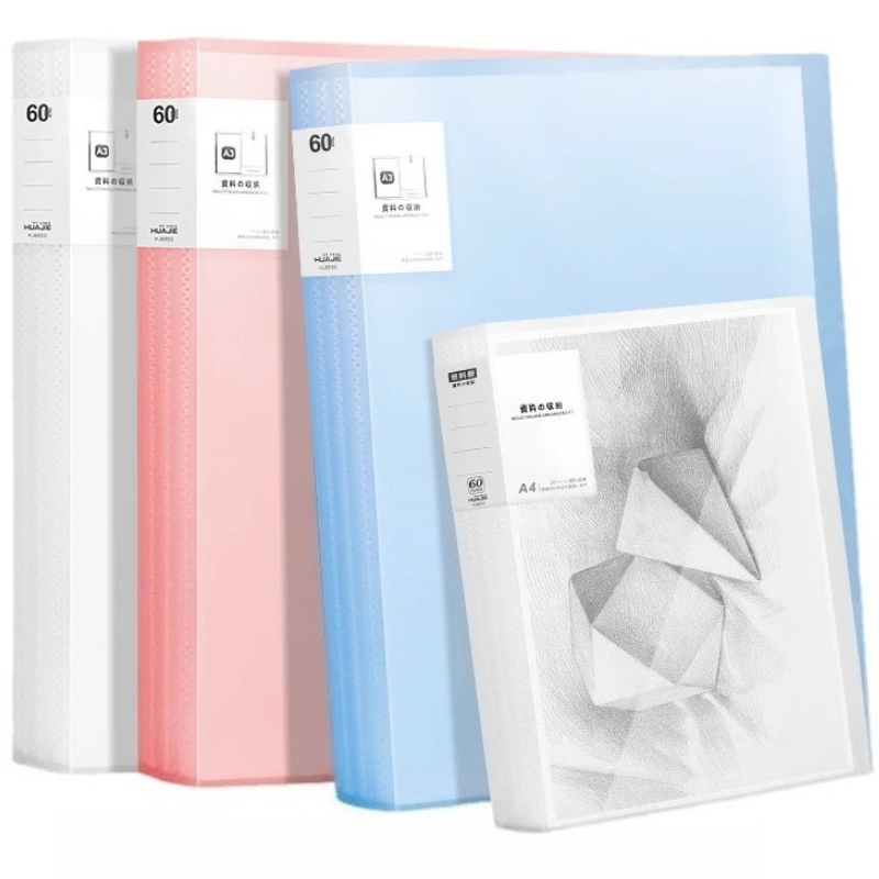 8K/A3 Clearbook Clear Folder Organizer Clear Book File Organizer Poster ...