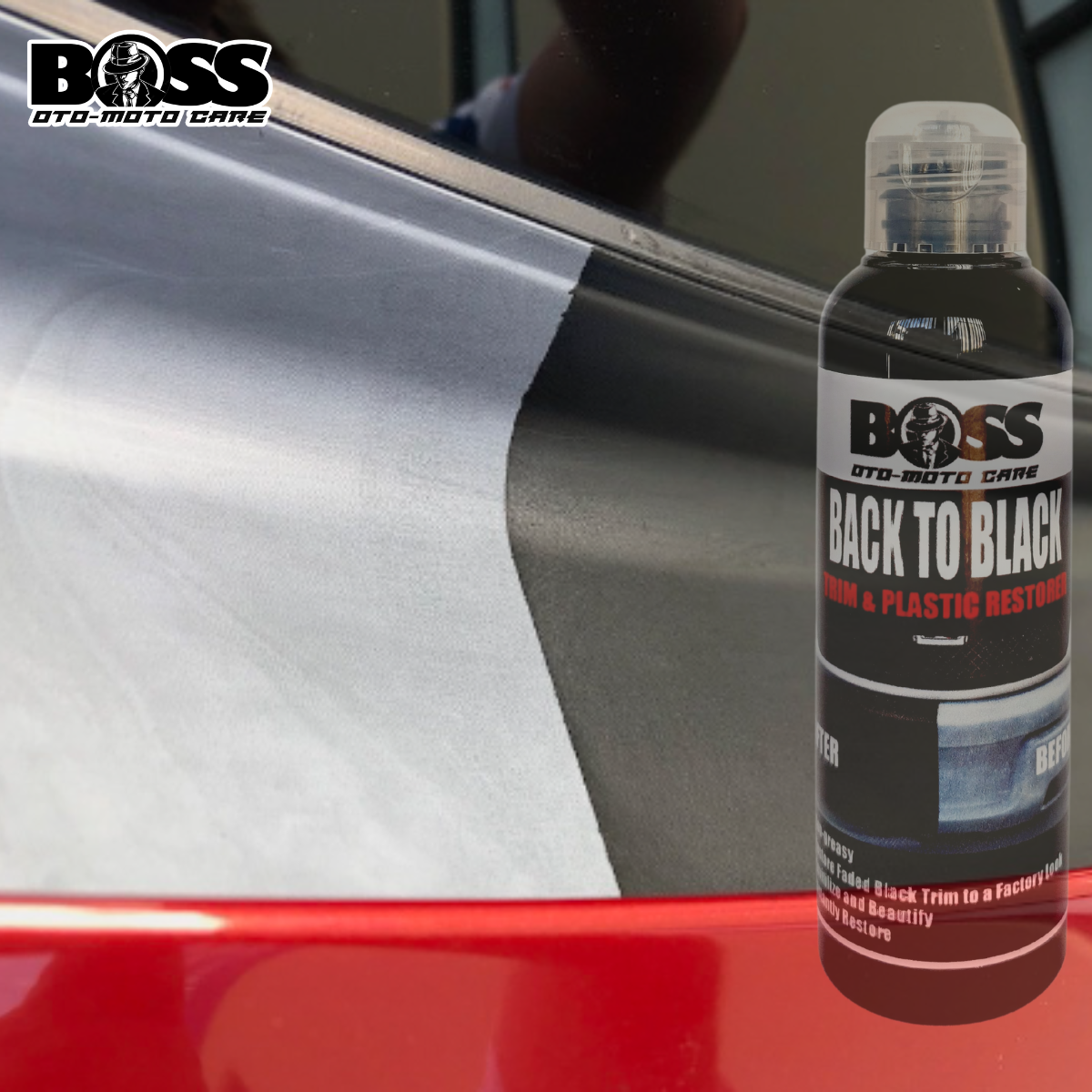 50pcs 100ml Back to Black Plastic Trim Restorer for Car and Motorcycle ...