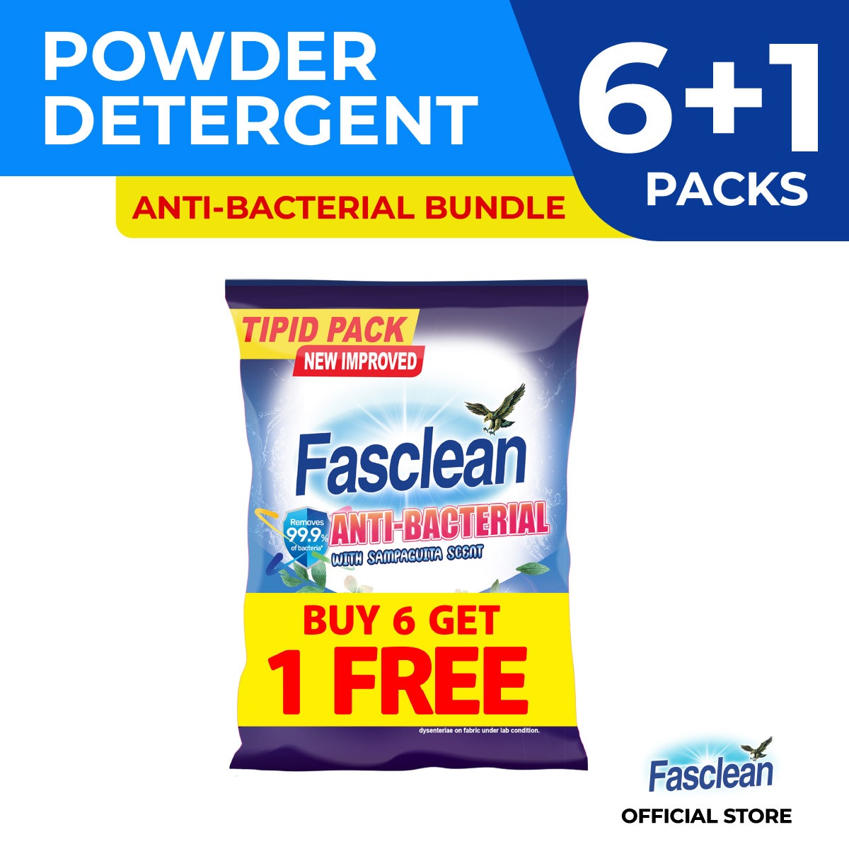 Fasclean Sampaguita Scent promo pack 70g 6+1 | Shopee Philippines