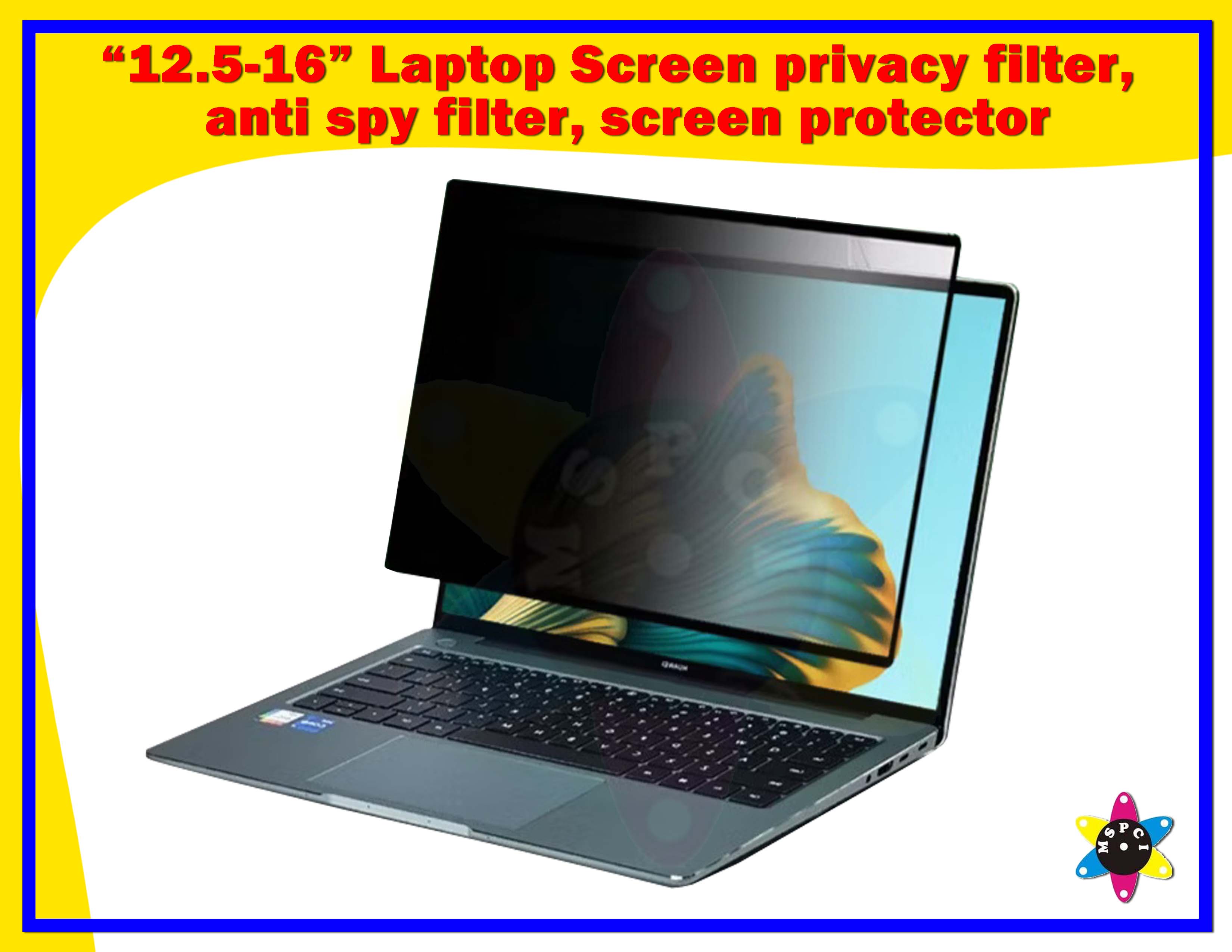 “12.5-16” Laptop Screen privacy filter, anti spy filter, screen ...