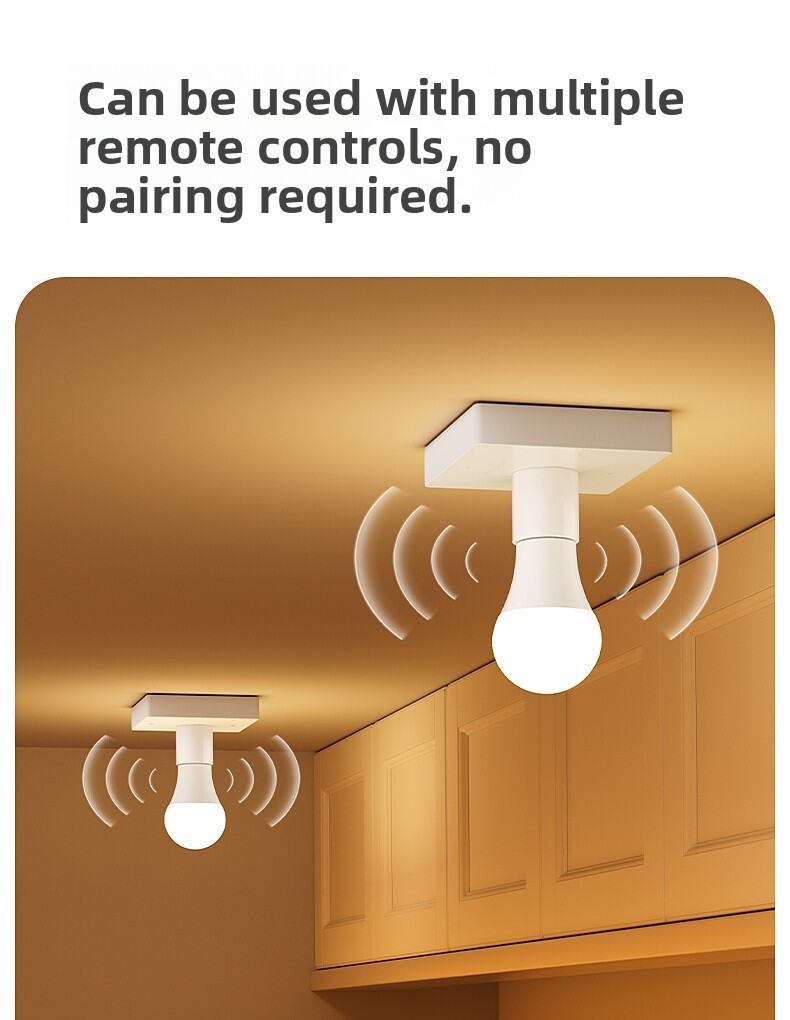 Smart bulb socket E27 wireless remote control switch LED lamp holder on ...