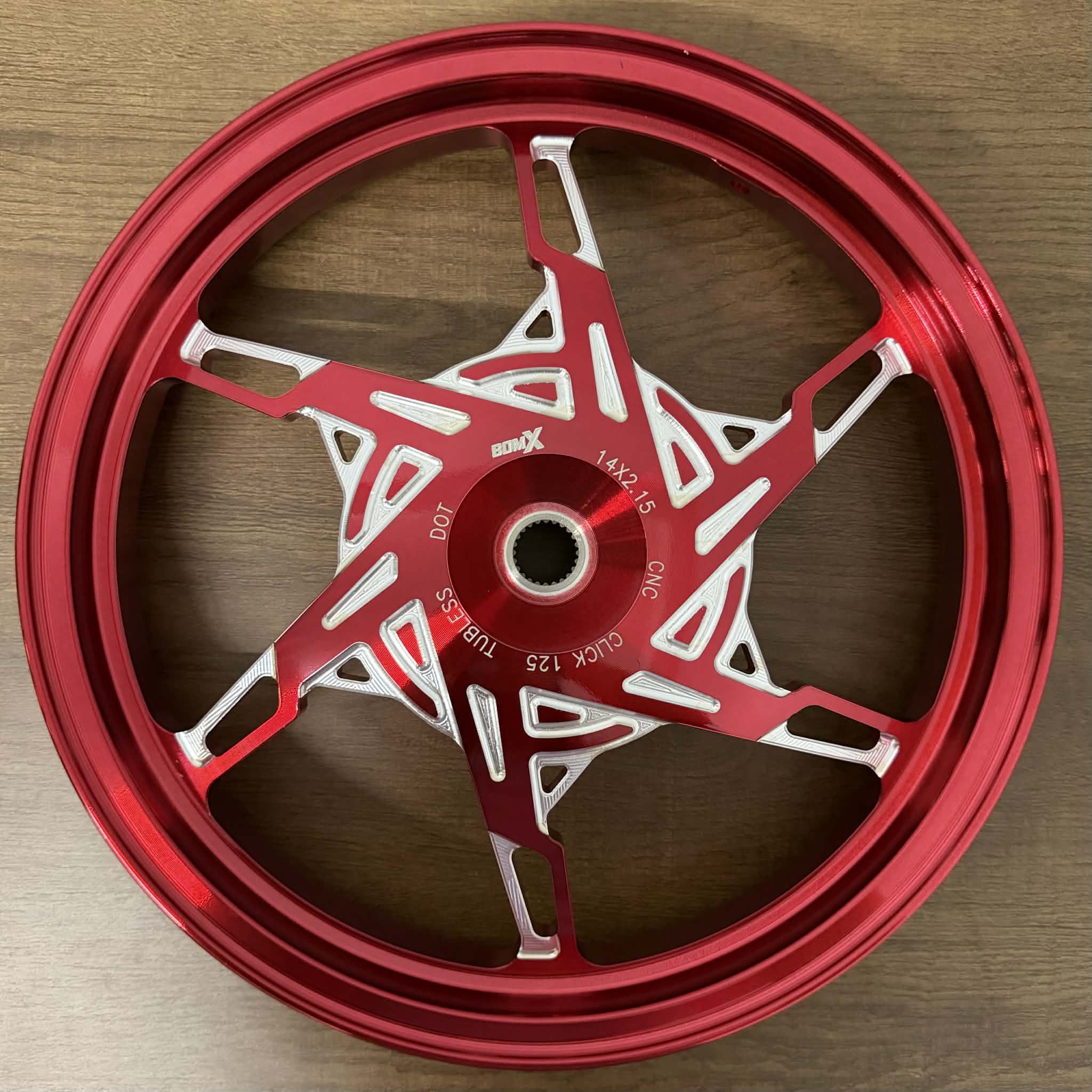 BOM RANGSIT BomX CNC MAGS RAZOR HEXA 6 SPOKES FOR CLICK 125 | Shopee ...