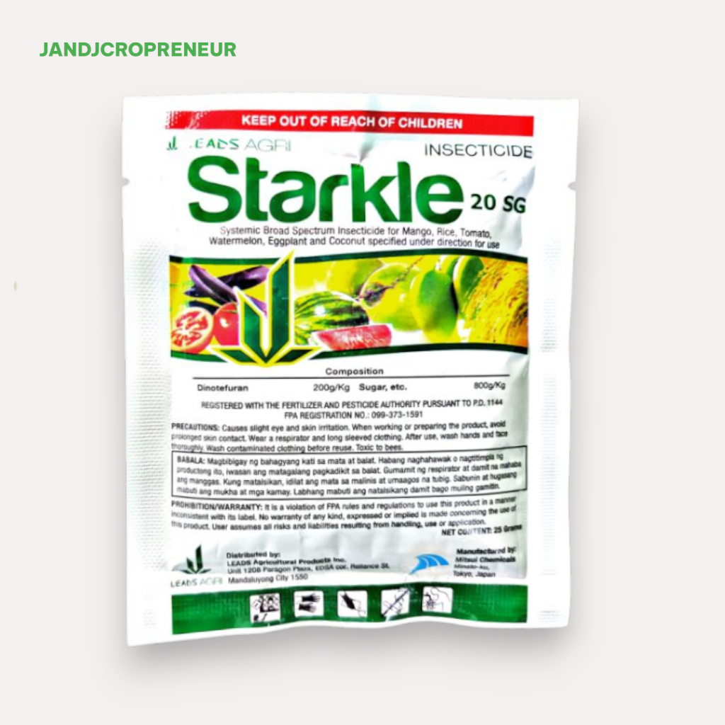 LEADSAGRI STARKLE 20 SG (25 GRAMS) SYSTEMIC INSECTICIDE DINOTEFURAN ...