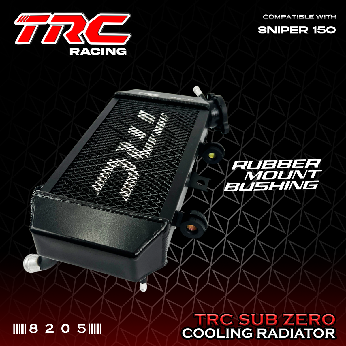 TRC SUB ZERO COOLING RADIATOR for SNIPER 150 8205 | Shopee Philippines