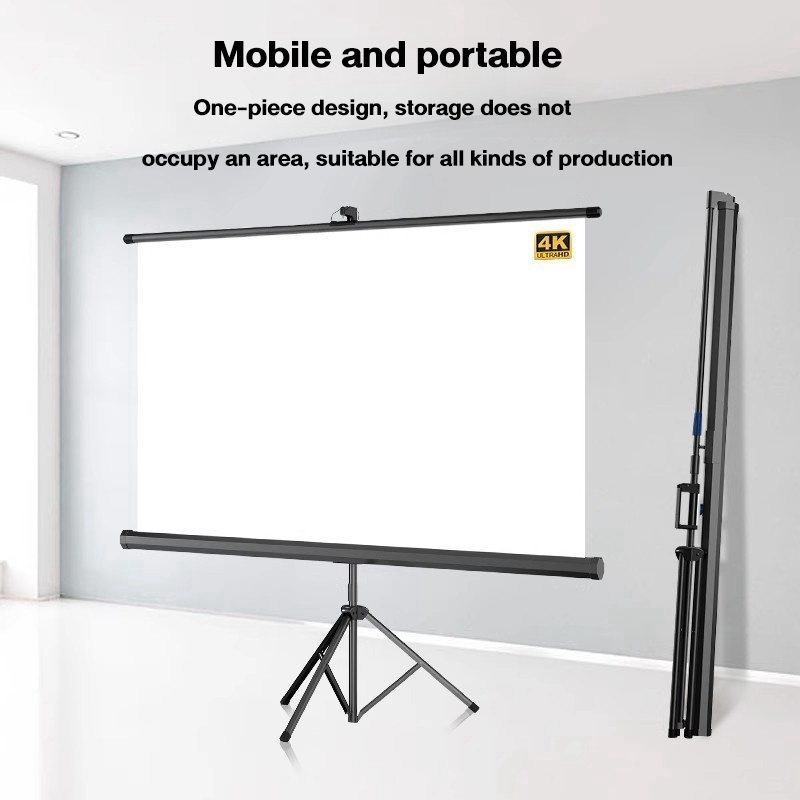 Projector Screen 100 Inch HD Vivid Color Better Viewing Experience ...