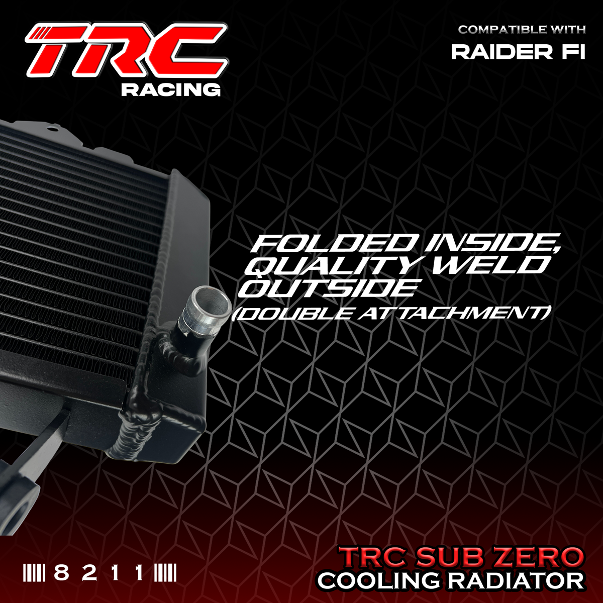 TRC SUB ZERO COOLING RADIATOR for RAIDER FI 8211 | Shopee Philippines