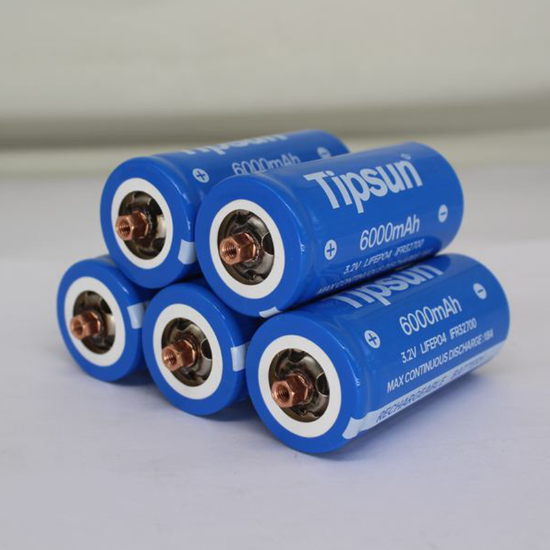 Tipsun battery 32650 / 32700 6000mAh - 6500mAh 3.2V LiFePo4 battery new ...