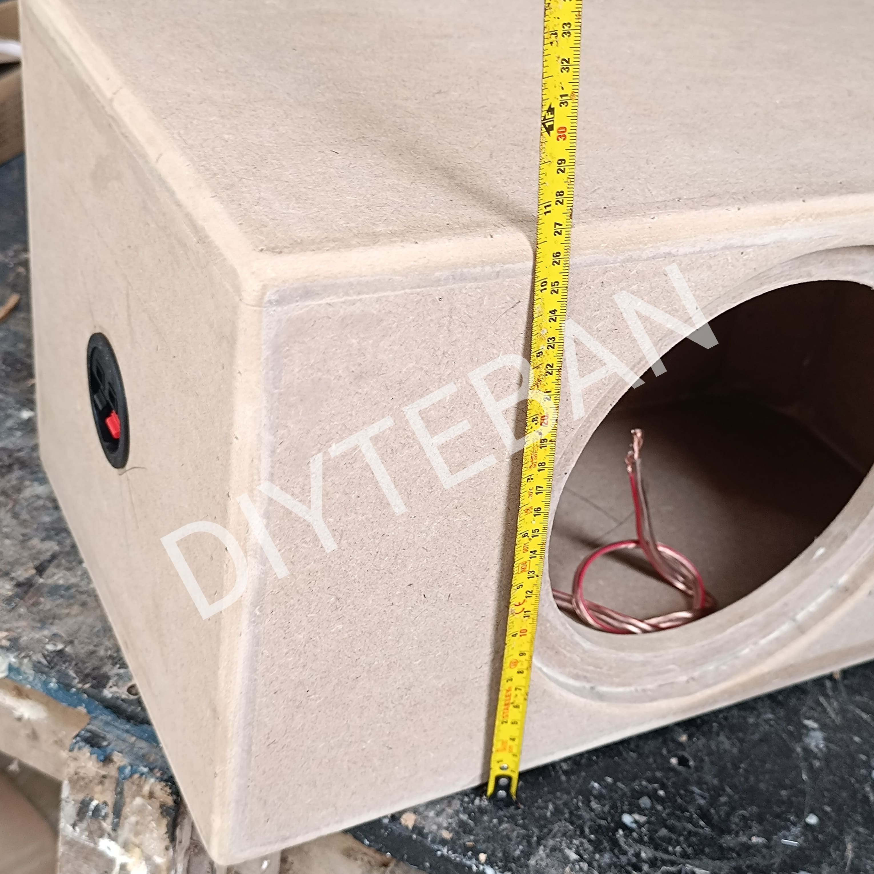 8 Inch Wide 35hz Tuned L Ported Subwoofer Box Good for Category 7 ...
