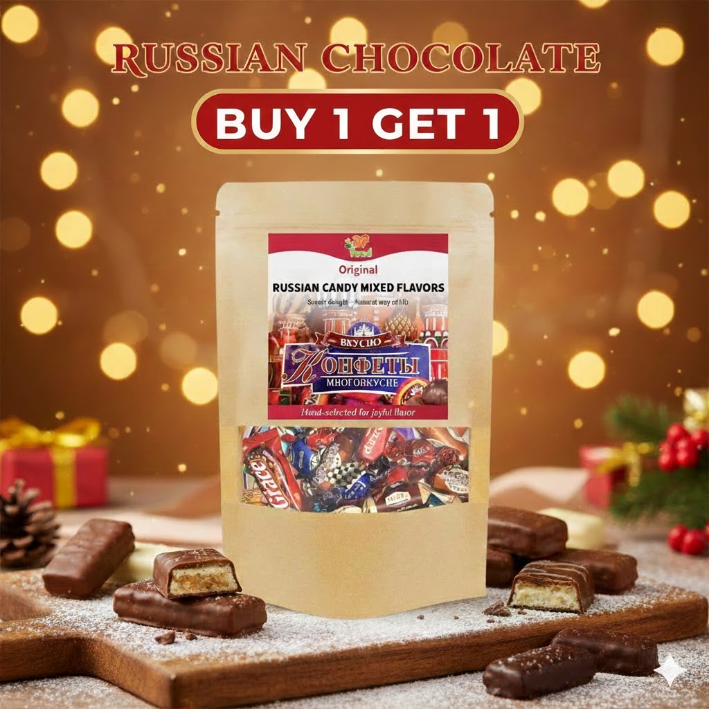 Buy 1kg Take 1Kg Russian Chocolate Mixed Fructose Candy 500g ...