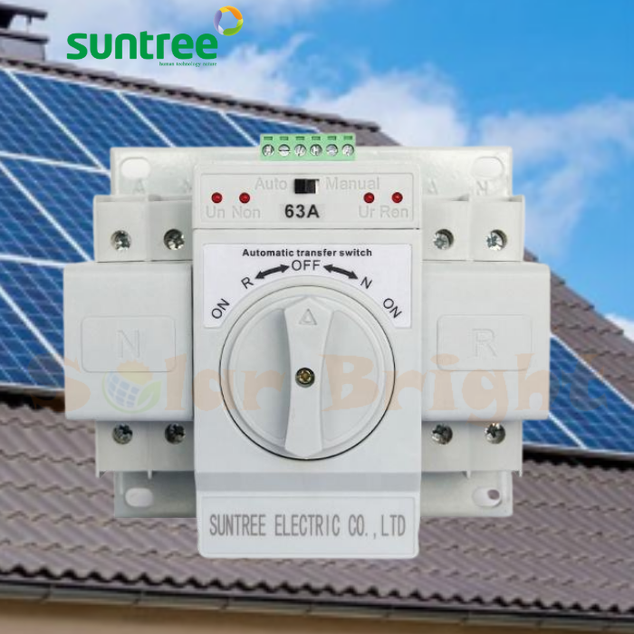 Automatic Transfer ATS 60s 100a 2P 4P Dual Power ATS SQ8W 63 Series ...