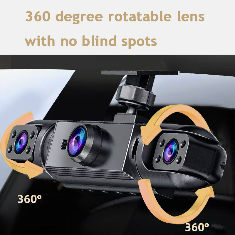 4 Camera Car Camera Dash Cam Mirror Car Video Recorder Full HD 1080P ...
