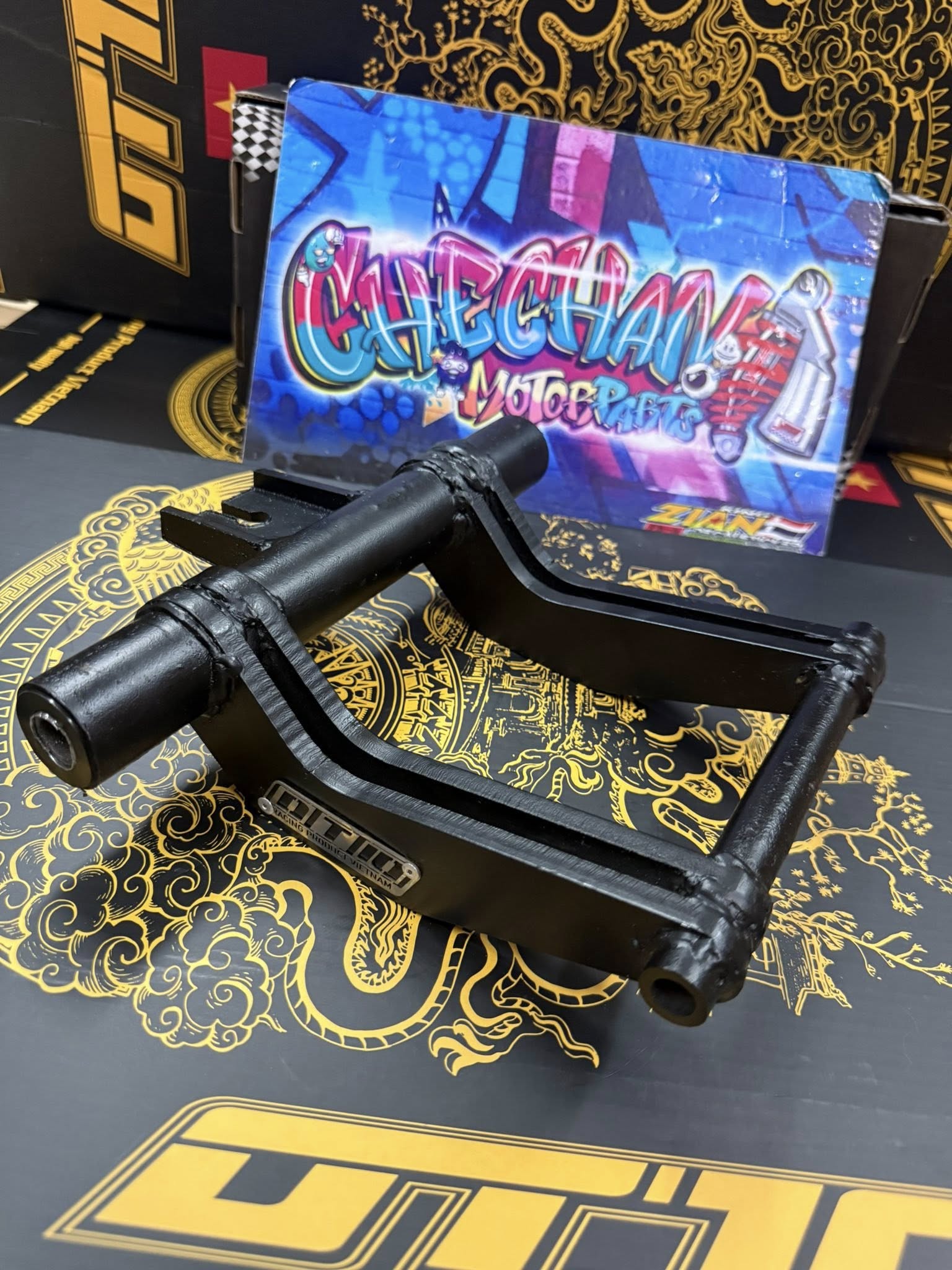 DT10 ENGINE SUPPORT CNC EMBLEM CLICK 125/150 LEGIT VIETNAM MADE ...