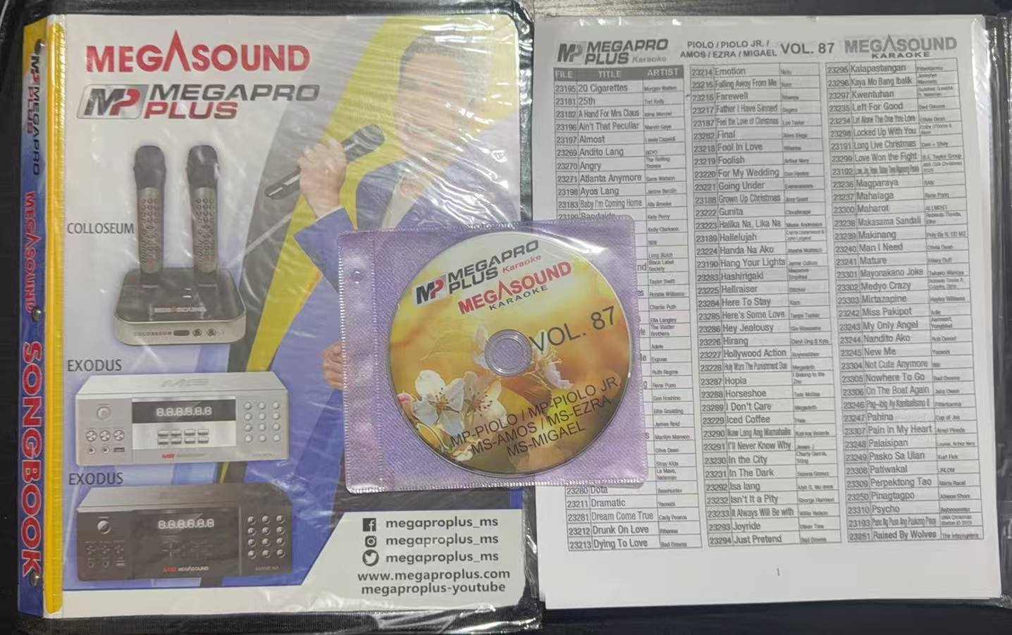 Megapro Plus Update CD With Songbook For MP-100NLO JR /MSS PIOLO /MP ...