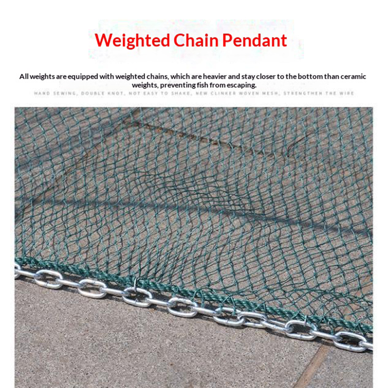 【COD】Fish Trap Portable Fish Shrimp Mesh Cage Fishing Trap Network ...