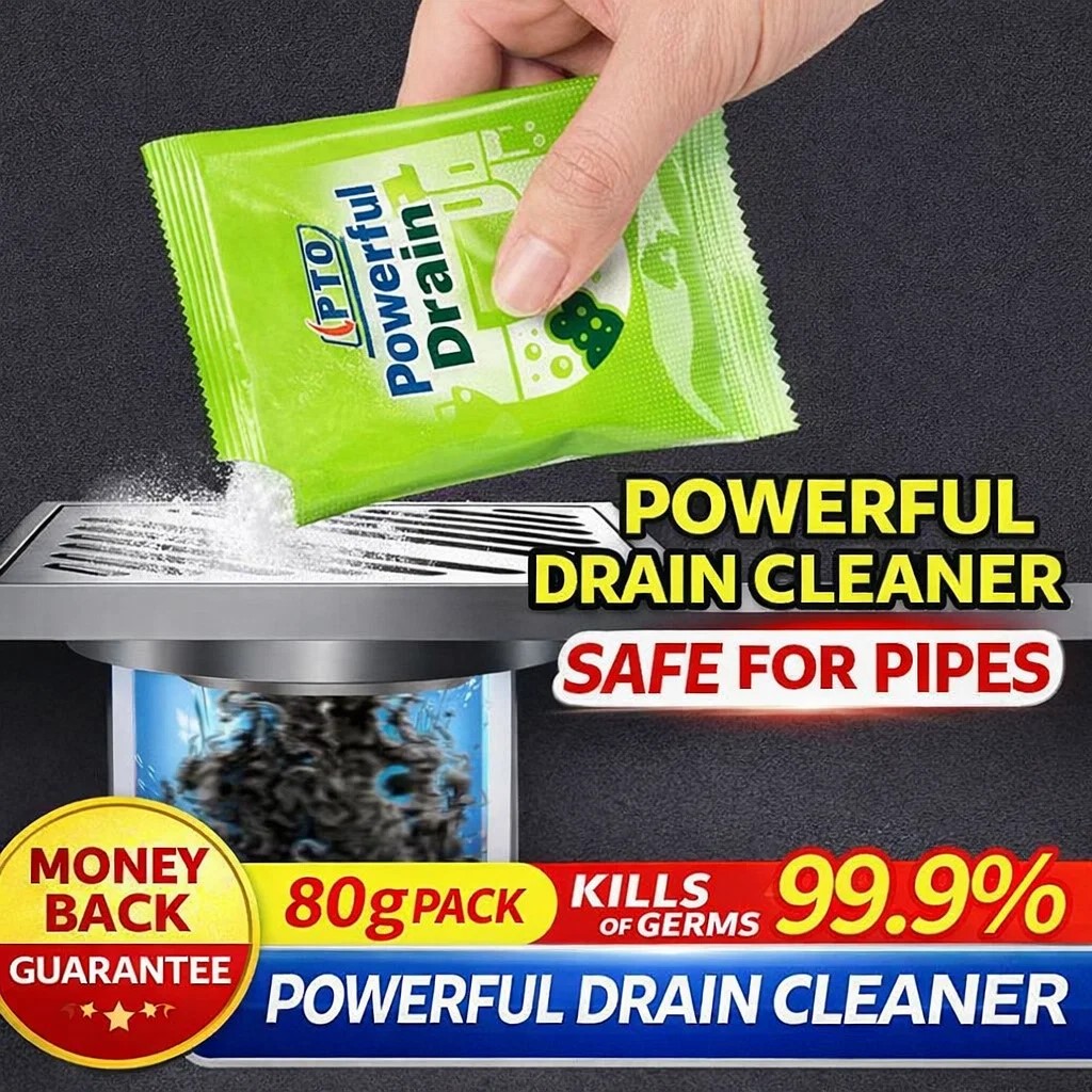 [BUY 1 GET 1] Professional Drain Cleaner Powder – Dissolves Waste ...