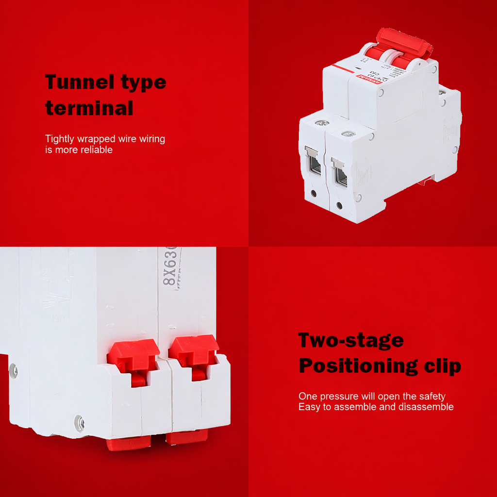 AC Circuit Breaker DC Circuit Breaker 1P 2P Reversible Breaker Solar ...