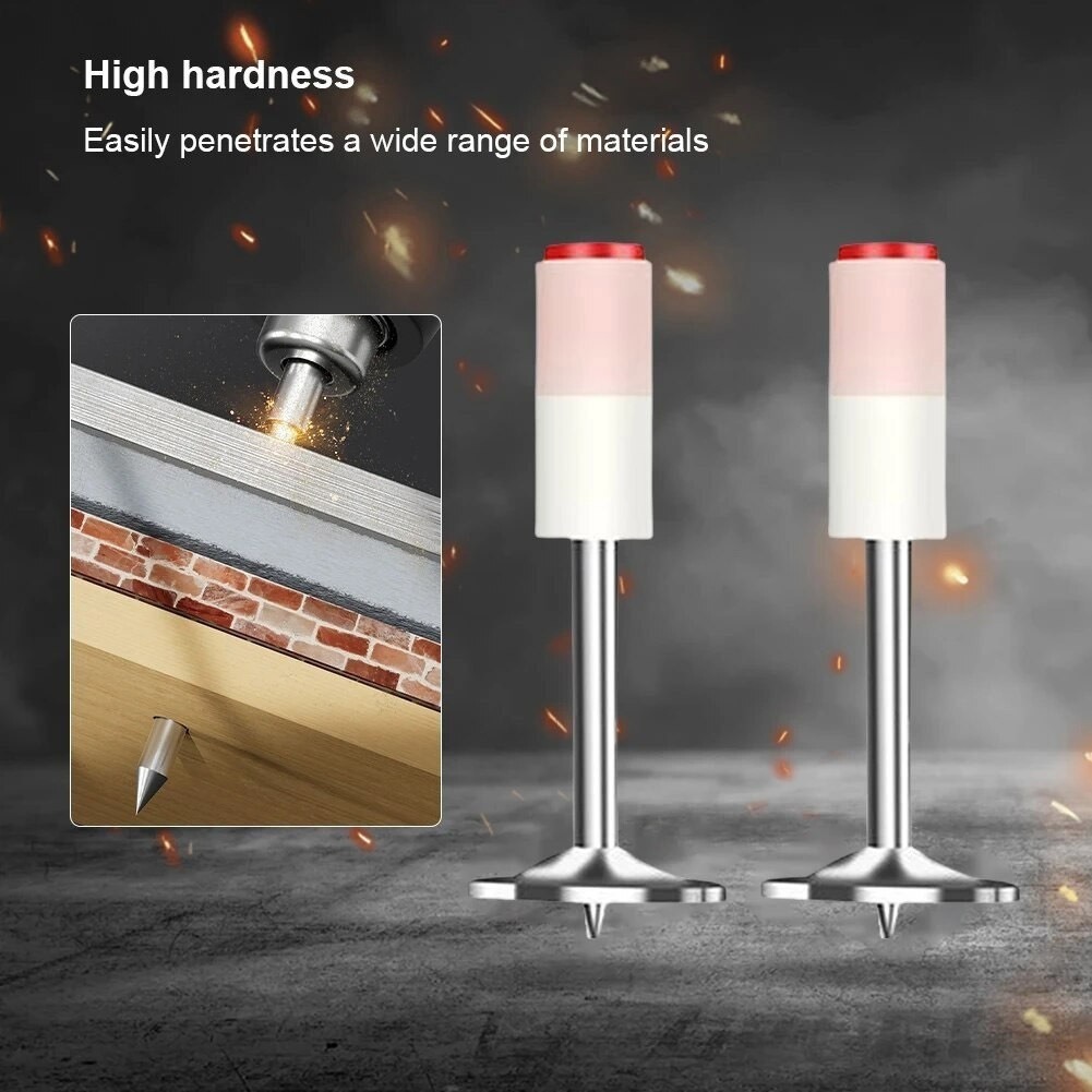 200PCS Steel Nail Gun Mini Rivet Gun Bullet Nail Gun Concrete Fire Nail ...