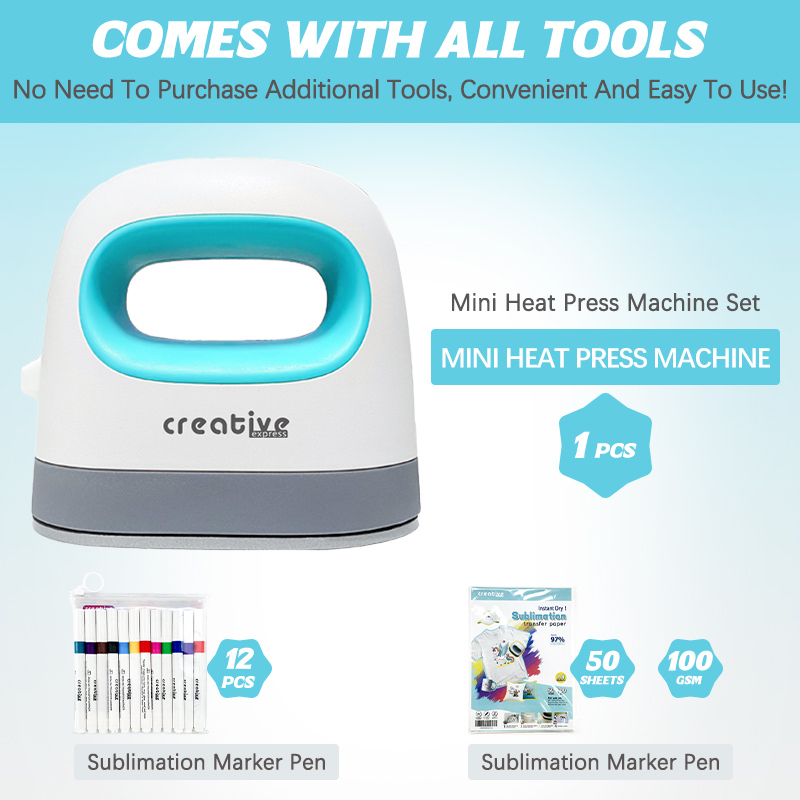 Creative Mini Heat Press Machine Portable Heat Press Machine Easy ...