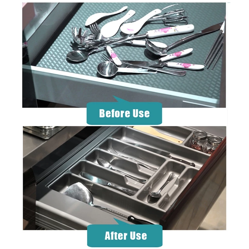 SOFTHOME Spoon Organizer Cutlery Organizer Flatware Storage Utensils ...