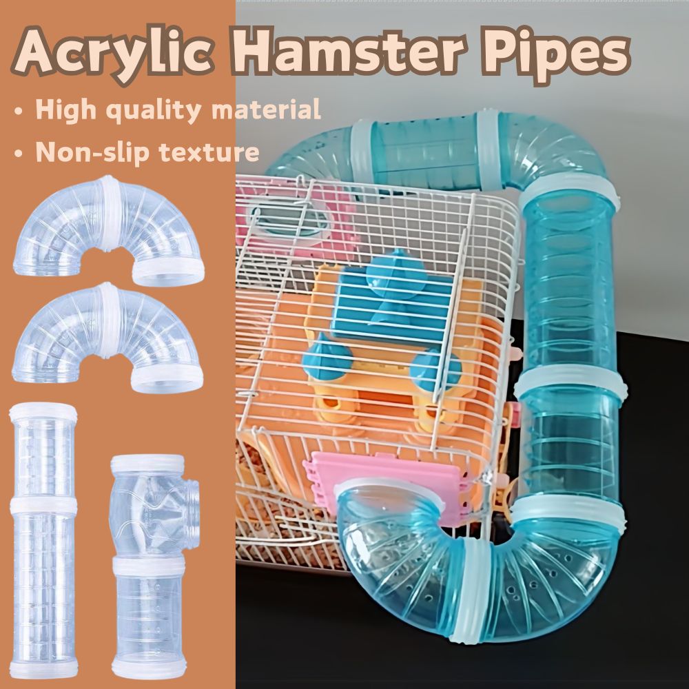 Photo inspiration: Hamster Accessories Tunnels Connectors Reference: Hamster Tunnel Set 5 5Cm Hamster Cage Accessories Connector Small