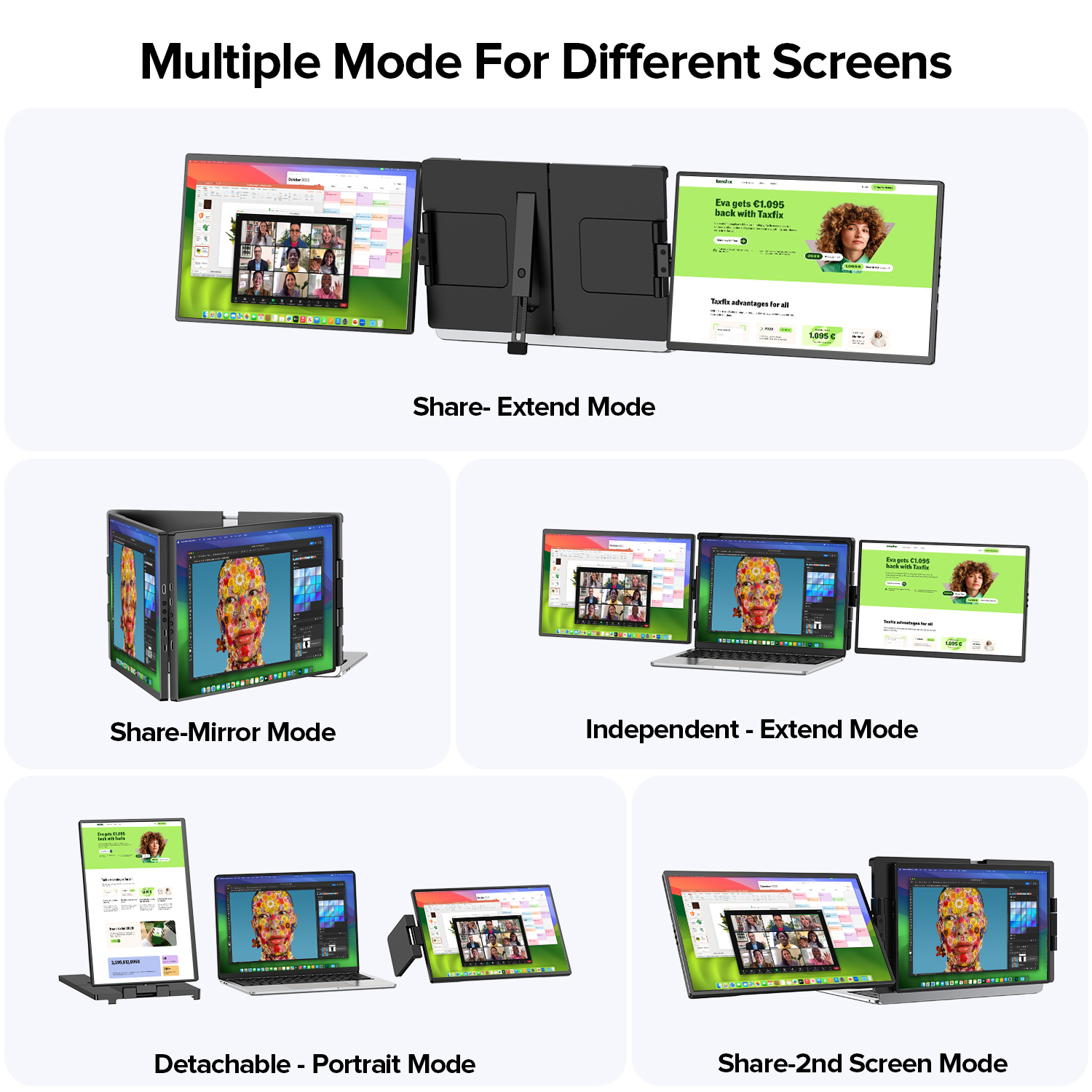 Local Shipping] EVICIV UStation Z 14 - 14inch 2K Tri Screen Laptop ...