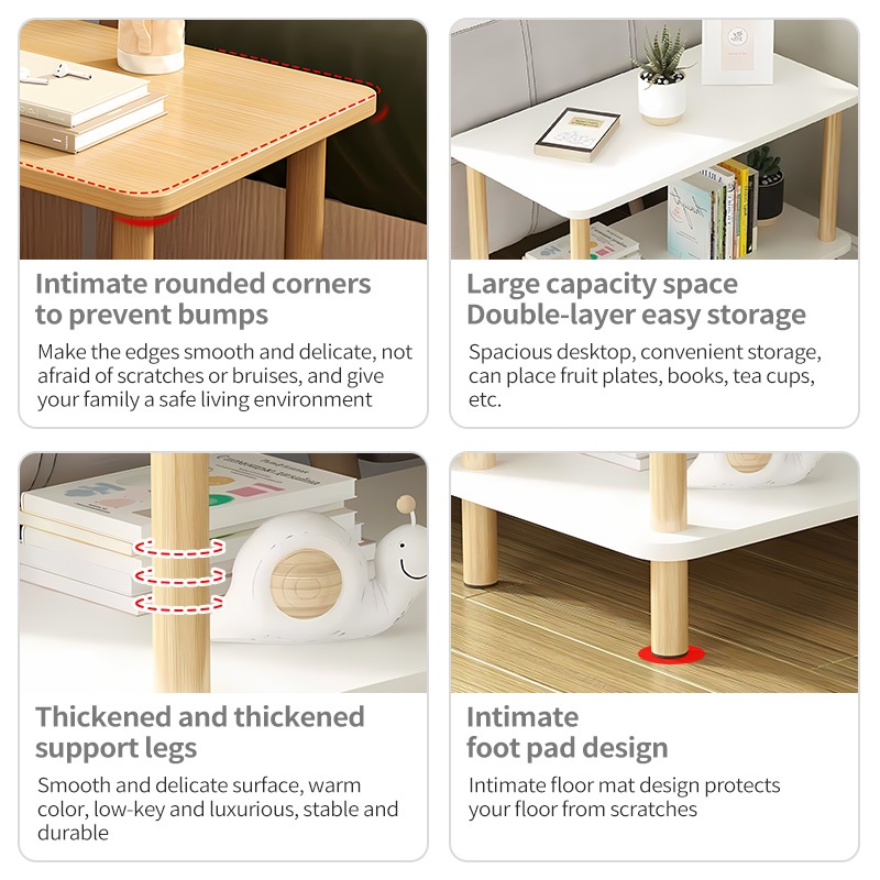 Nordic Bedside Table Coffee Table Small Modern Sofa Side Table Storage ...