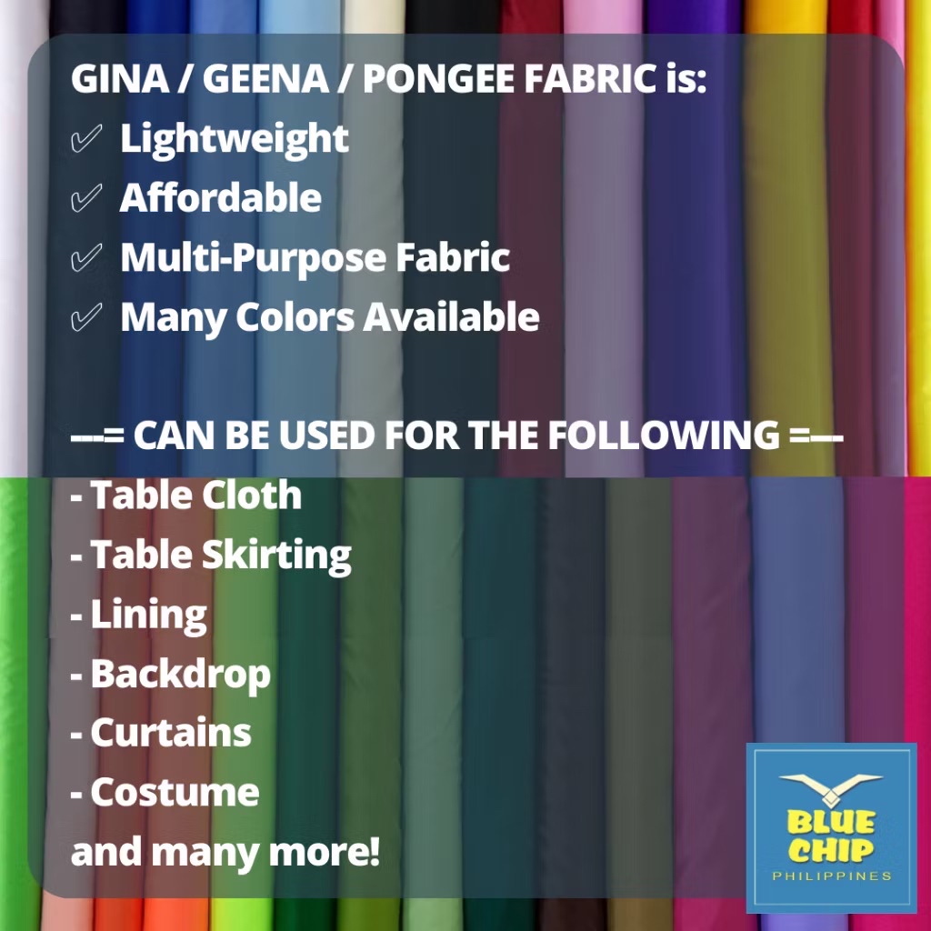 Geena Plain Pogee Tela Sold per yard 60width | Shopee Philippines
